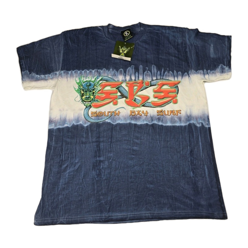 NOS NWT South‎ Bay Surf Apparel Produced By Freeze Mens Large Short Sleeve Shirt